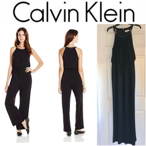 calvin klein black romper